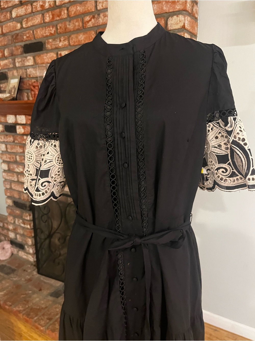 Love x Design NWOT $128 Southampton Embroidered Maxi Shirtdress - Picture 5 of 8